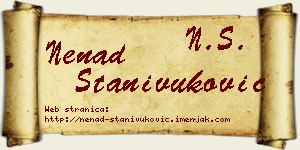 Nenad Stanivuković vizit kartica